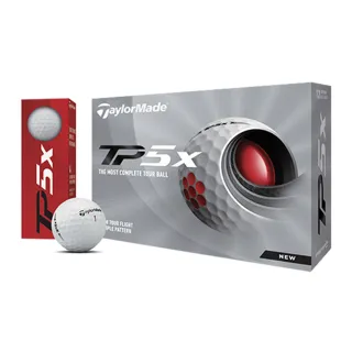 【TaylorMade】TP5x Golf Ball 高爾夫球｜巡迴賽用球｜一組三盒入(TP5x｜5層球)