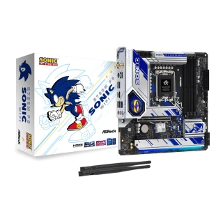 【ASRock 華擎】B760M PG SONIC WIFI MATX INTEL主機板