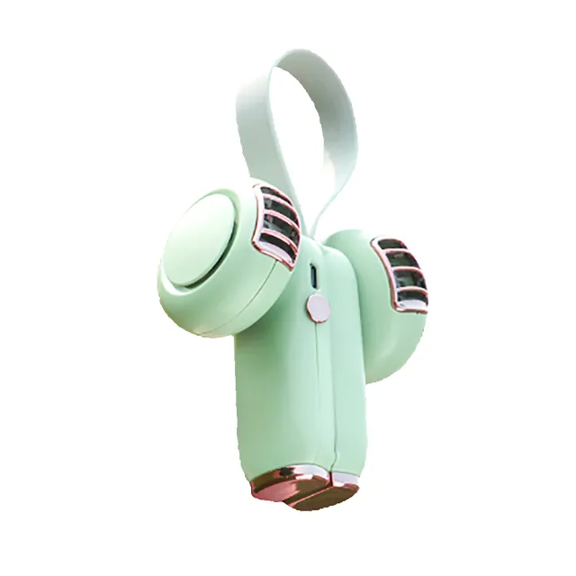 【ANTIAN】可拉伸彎曲掛脖風扇 靜音大風力電風扇 USB充電桌面風扇 便攜迷你手持移動式風扇