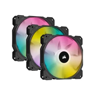 【CORSAIR 海盜船】SP120 RGB ELITE 機殼風扇-*3+Lighting控制器