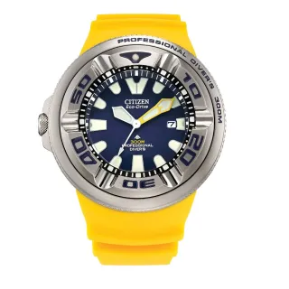 【CITIZEN 星辰】PROMASTER  限量光動能300米專業光動能潛水錶/46mm(BJ8058-06L)