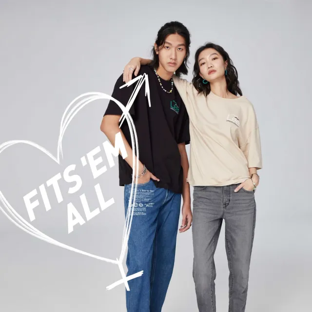 【Lee】男女同款 短袖T恤 / 海鷗飛翔 左胸小LOGO 共2色 男女共版 / Urban Riders 系列(LB302030)