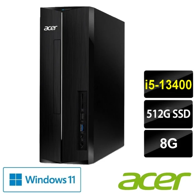 【Acer 宏碁】i5十核電腦(Aspire XC-1780/i5-13400/8G/512G SSD/W11)