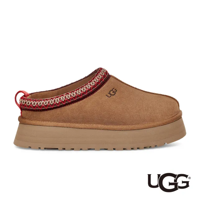 【UGG】女鞋/穆勒鞋/厚底鞋/懶人鞋 原廠貨 Tazz(栗子棕-UG1122553CHE)