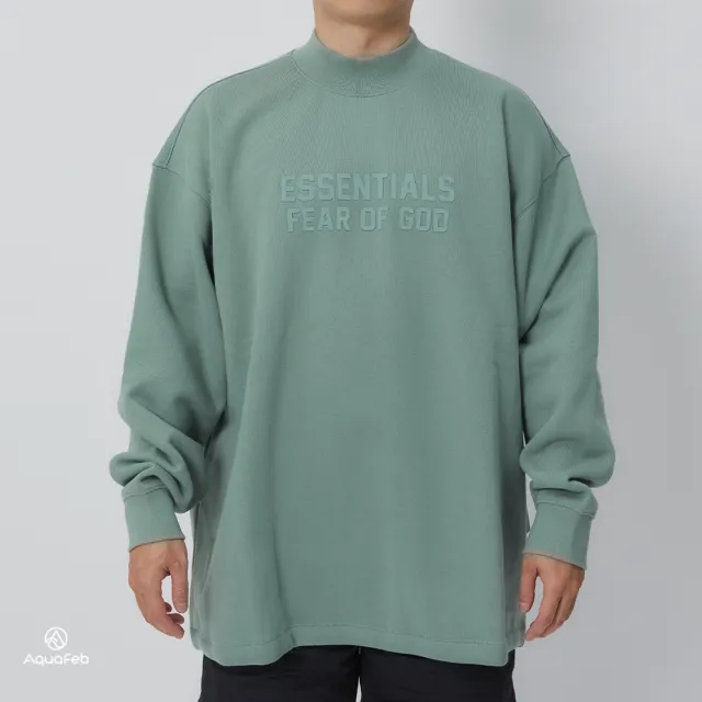 【Essentials】FOG Relaxed Crewneck 男款 女款 藍綠色 長袖 上衣 192BT222071F