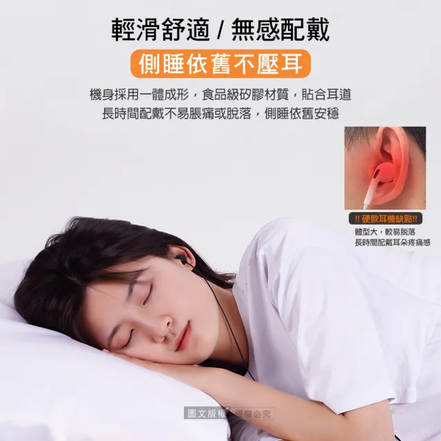 【XUNDD 訊迪】親膚矽膠 3.5mm接頭入耳式睡眠耳機(線控/高清/耳麥)