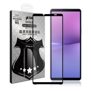 【VXTRA】SONY Xperia 10 V 全膠貼合 滿版疏水疏油9H鋼化頂級玻璃膜-黑