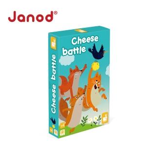 【法國Janod】趣味桌遊-乳酪大戰(故事桌遊 樂齡 顏色辨識 手眼協調)