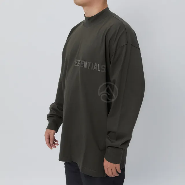 【Essentials】FOG L/S Tee 男款 女款 灰綠色 長袖 上衣 125BT222010F