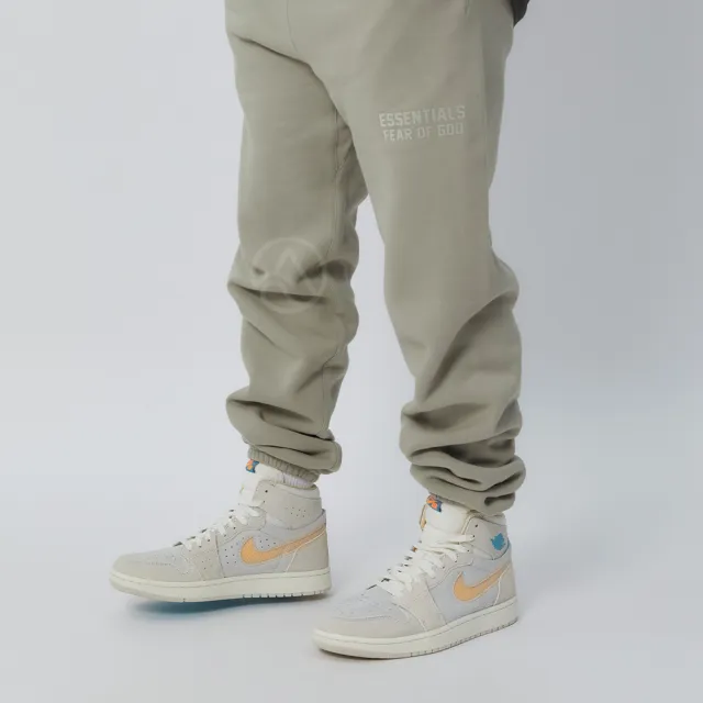 【Essentials】FOG Sweatpants 男款 女款 灰綠色 縮口 運動 休閒 長褲 130BT222023F