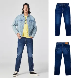 【Lee 官方旗艦】男裝 牛仔褲 / 731 中腰舒適小直筒 中藍洗水 / 101+ 系列(LB317021947)