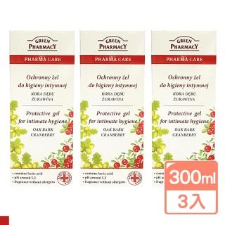 【Green Pharmacy】水嫩護膚 私密潔膚露300ml 3入組(蔓越莓)