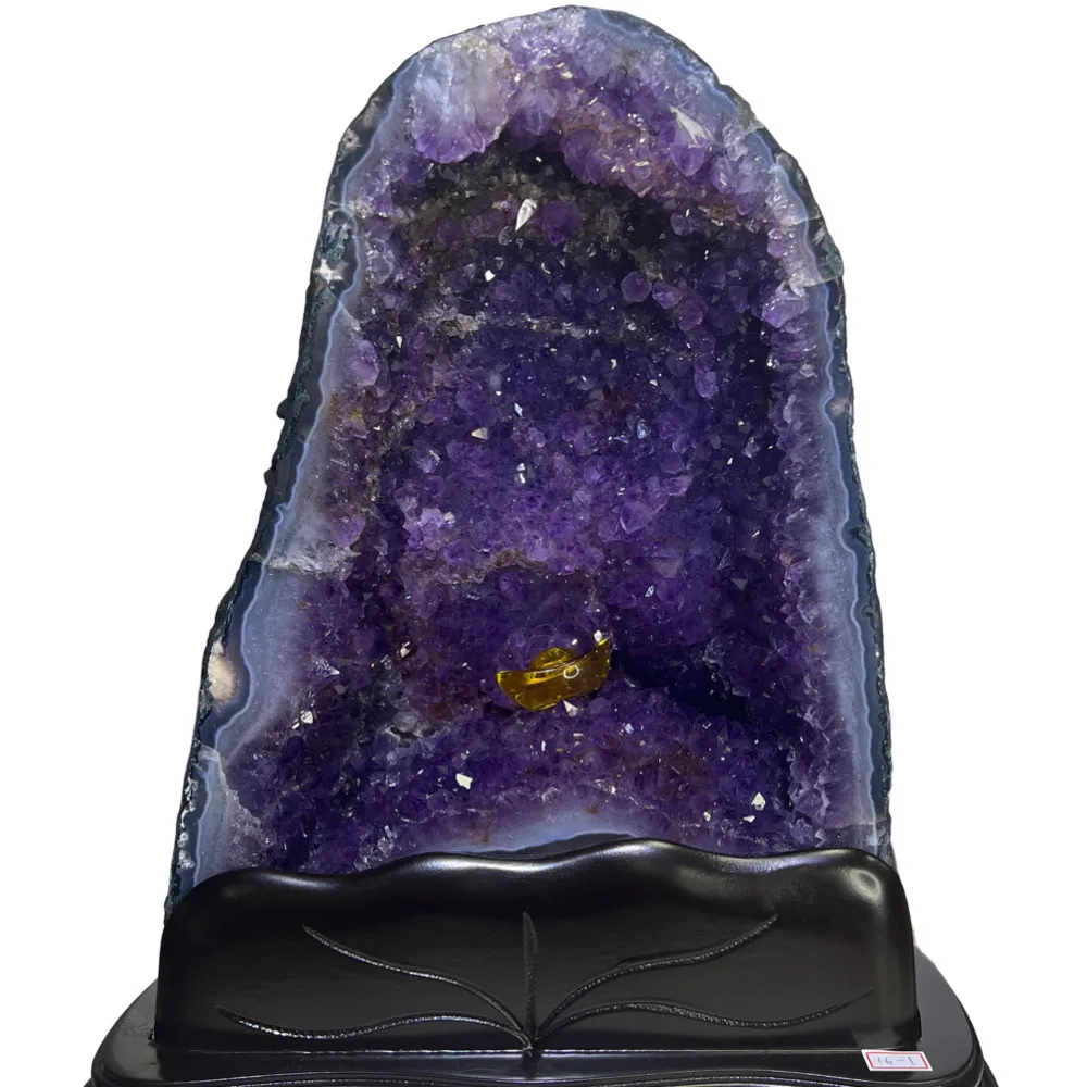 恬芯晶品】巴西高品紫晶洞18.25KG新居財位擺設MA15(紫水晶洞開運水晶洞