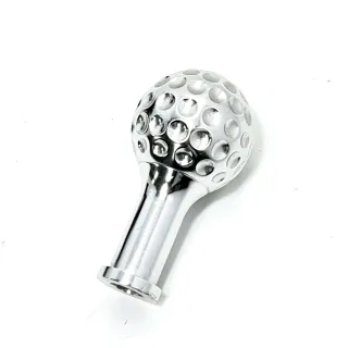 【IDFR】超手感鋁合金排檔頭 高爾夫球型 - 質感鍍鉻銀(排檔頭)