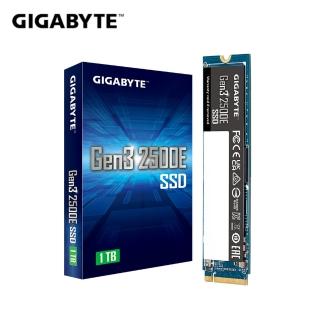 【GIGABYTE 技嘉】2500E 1TB Gen3 M.2 NVMe PCIe SSD固態硬碟 最高讀取2400MB/s