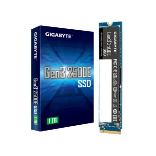 【GIGABYTE 技嘉】Gen3 2500E SSD 1TB 固態硬碟