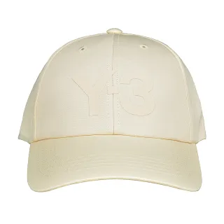 【Y-3 山本耀司】Y-3米字LOGO棉混紡棒球帽(平輸品/男款/米)