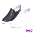【ee9】鐳射沖孔迷人視覺微圓頭內增高厚底休閒鞋-白色-528160  20(內增高休閒鞋)