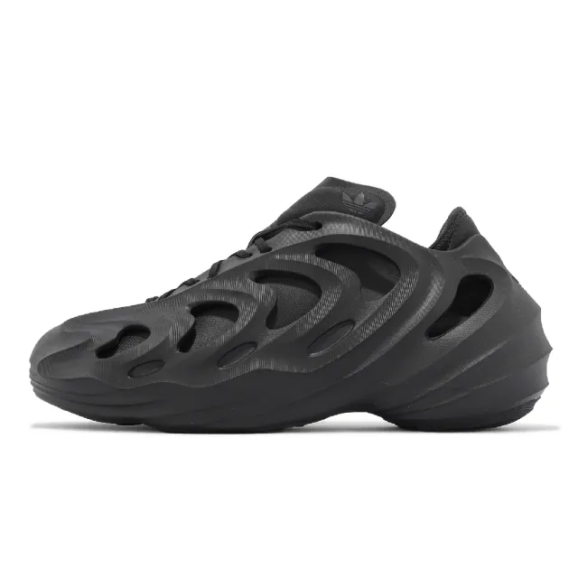 adidas 愛迪達】休閒鞋adiFOM Q 男鞋碳黑鏤空洞洞鞋襪套可拆