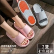 【莫內花園】新款波紋膠底防滑拖鞋/浴室止滑拖鞋(二雙)