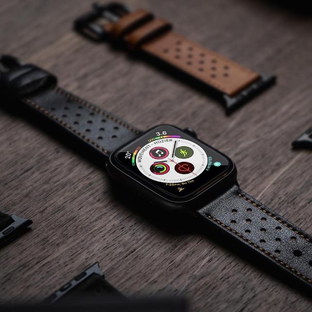 【Mifa】Apple Watch混合運動皮革錶帶/經典皮革錶帶(適用1-10代 舊款42/44/45/46/49mm)