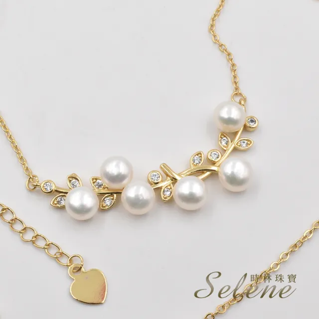 【Selene】◎金枝玉葉珍珠項鍊
