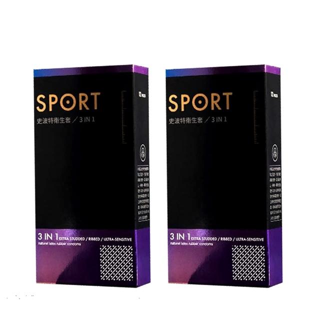 【SPORT 史波特】★3合一型保險套 12入*2盒/共24入(買一送一)