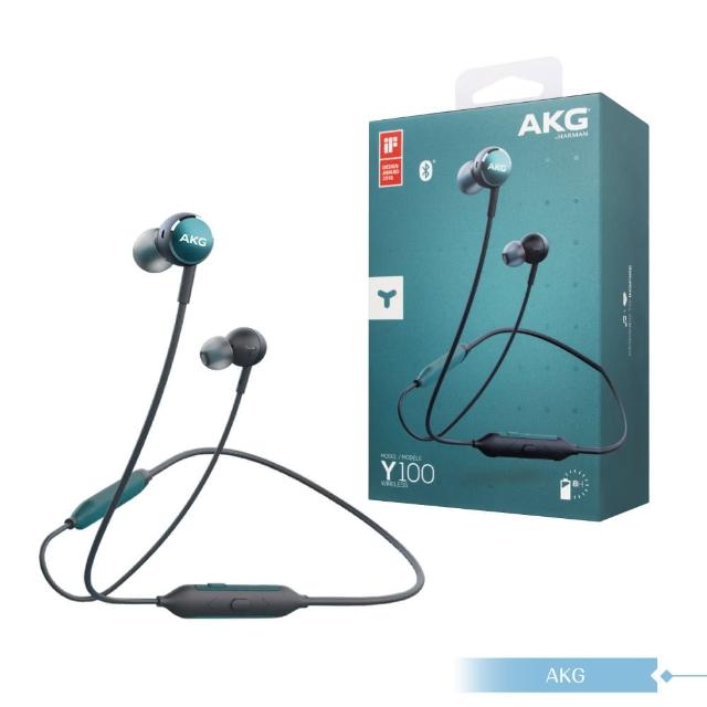 【AKG】原廠 Wireless 無線藍牙耳道式耳機 Y100 - 綠(盒裝)