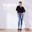 【BRAPPERS】女款 玉石丹寧系列-wonder jade中腰彈性窄管褲(淺藍)