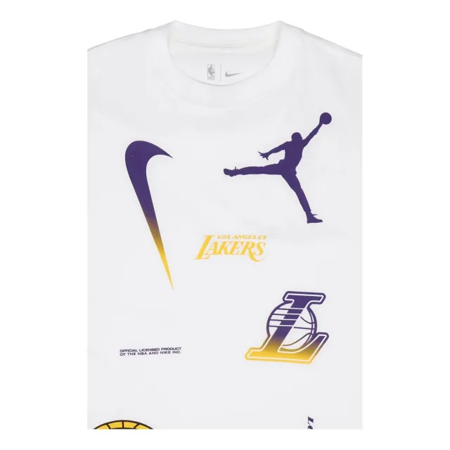 【NIKE 耐吉】短袖上衣 籃球 AS LAL M NK CTS STMT MAX90 TEE 男 白(DV5725100)