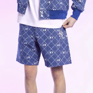 【MLB】男版牛仔丹寧短褲 MONOGRAM系列 紐約洋基隊(3LDPM0733-50INS)