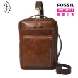 【FOSSIL 官方旗艦館】Buckner 行動族真皮電腦包-咖啡色 MBG9598222