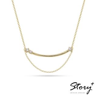 【STORY ACCESSORY】BALANCE 平衡晶鑽純銀項鍊