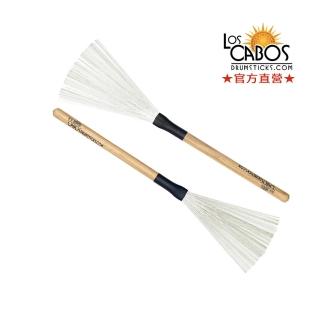 【Los Cabos】紅胡桃木柄金屬鼓刷｜B-RH(握柄可以當一般鼓棒使用)