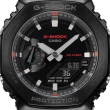 【CASIO 卡西歐】G-SHOCK八角布質編織雙顯錶(GM-2100CB-1A)