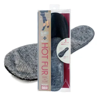 【日本COGIT】保暖護趾毛絨按摩鞋墊(底部支撐 止滑 減壓)