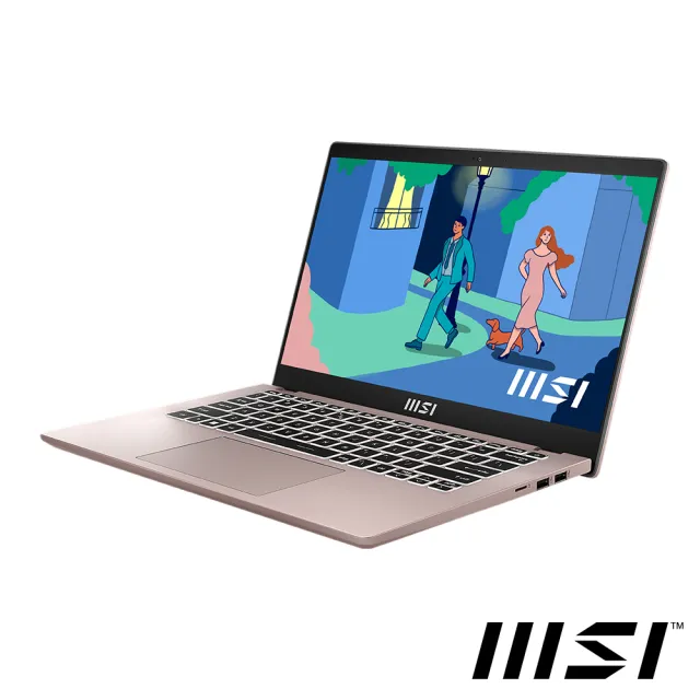 MSI 微星】14吋i7 12代輕薄筆電(Modern 14/i7-1255U/16G/512G SSD/W11