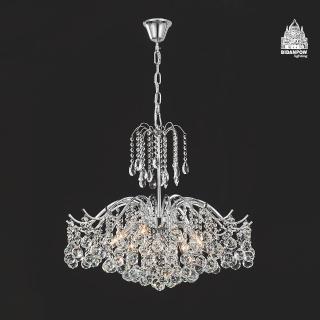 【必登堡】崔妮絲水晶吊燈 B570951(客廳燈/餐吊燈/邊幾燈/法式/美式/奢華風/水晶珠)