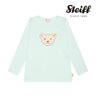【STEIFF】熊頭童裝 經典熊頭長袖T(長袖上衣 啾啾款)