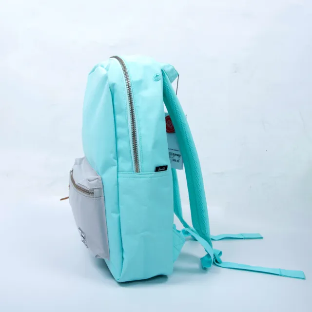 【Herschel】雙11 Settlement 中型 帝芬尼藍 藍綠 淺灰色 金屬拉鏈 筆電夾層 防潑水 書包 女生 