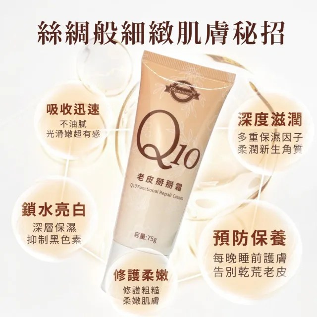 【Elizecosmo】Q10老皮掰掰霜 美足霜 75g(美足 輕鬆get)