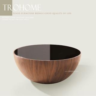 【Trohome 拓家設計傢俱】Ollie 奧利 玻璃桌面造型大茶几