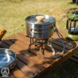 【Chill Outdoor】CLS 露營不鏽鋼鍋具 兩件組(鍋具組 露營鍋具 野炊野營 登山鍋具 鋁鍋 餐具 碗)