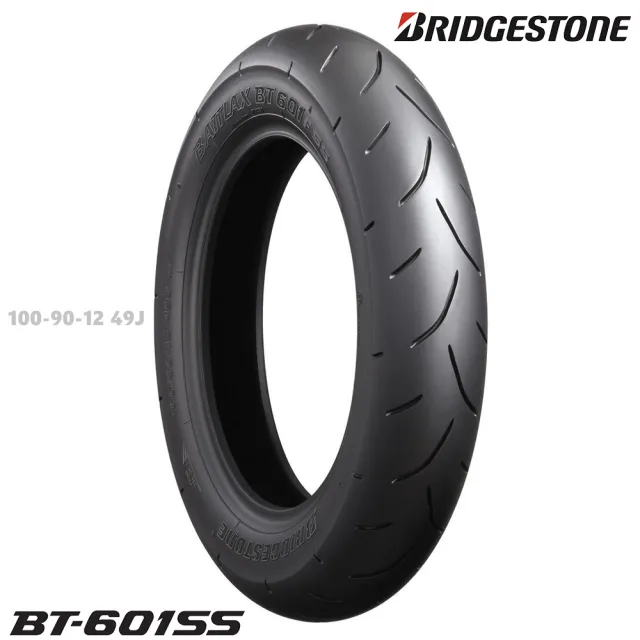 【BRIDGESTONE 普利司通】BATTLAX-BT601 速克達專用 熱血競技胎-12吋(100-90-12 49J BT601-YCX 前輪)