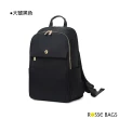 【Rosse Bags】商務休閒電腦大容量雙肩後背包(現+預  大款粉色 / 小款粉色 / 大款黑色 / 小款黑色)