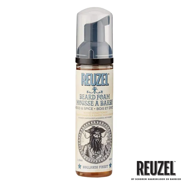 【REUZEL】免沖保濕養護鬍鬚泡沫-清新木質調(70ml)