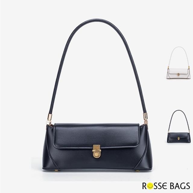 【Rosse Bags】簡約純色時尚手提單肩包(現+預  白色 / 黑色)