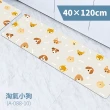 【FL 生活+】奈米硅藻土速乾防滑吸水地墊-40*120-特長款4入(超級豪宅大全配組)