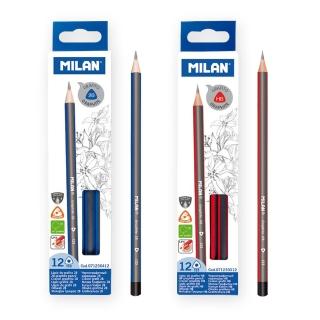 【MILAN】經典三角鉛筆 HB/2B 12入(3盒組)