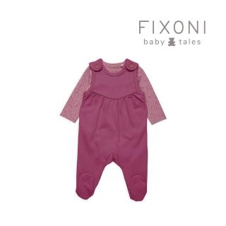 【Brands4Kids】燦燦繁星-長袖連身套裝-粉 Fixoni系列(3種尺寸可選)